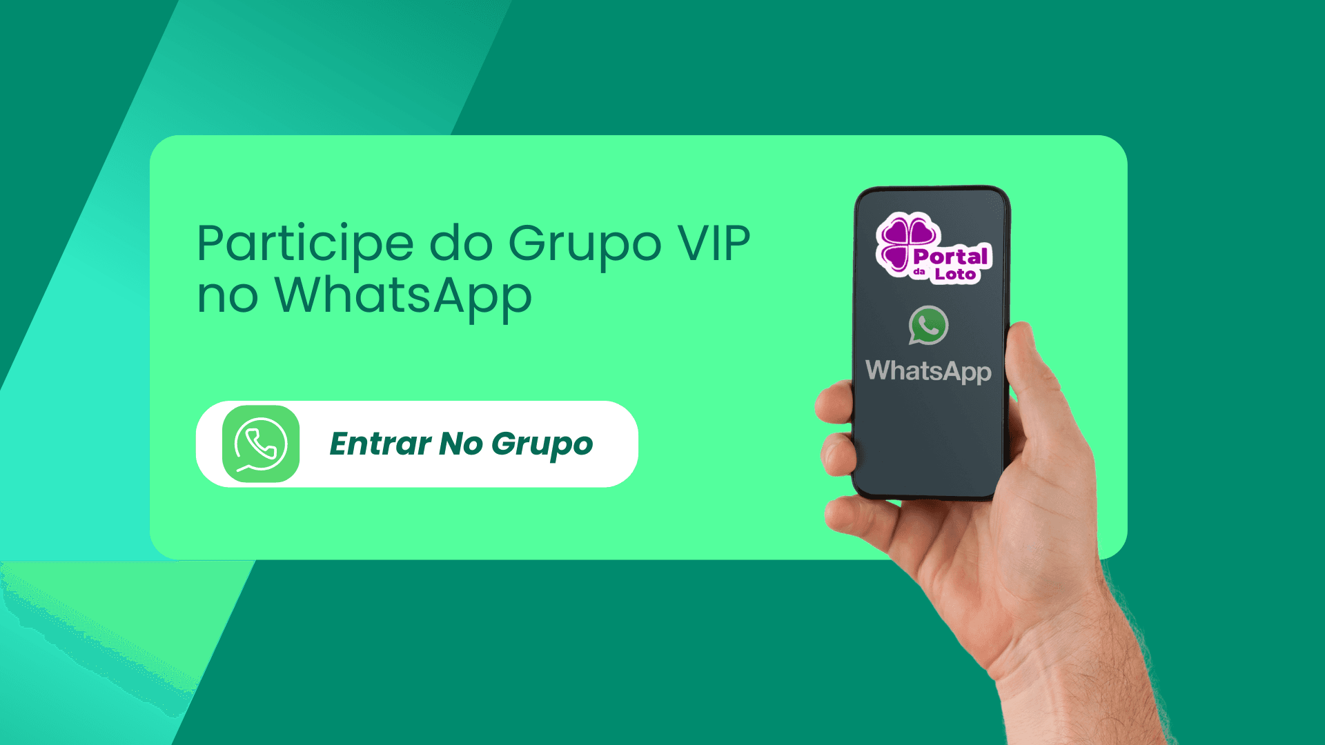 Grupo VIP no WhatsApp Portal da Loto